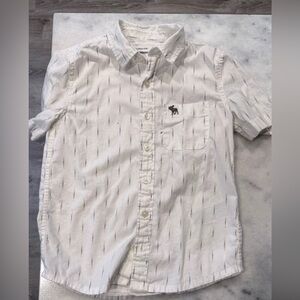 Abercrombie Kids White Casual Button Down Shirt